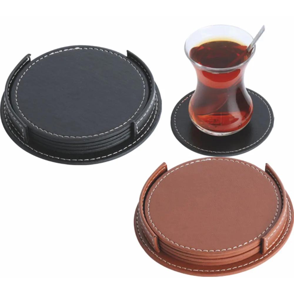 Deri Bardak Altlığı 6640, görsel 2