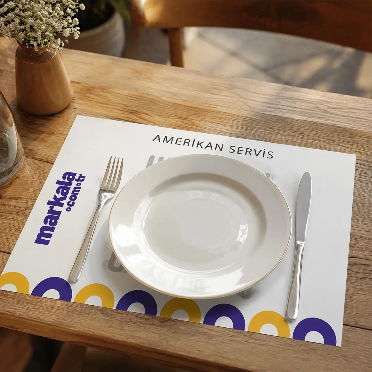 Amerikan Servis — Tek Yön Renkli Baskı, görsel 3