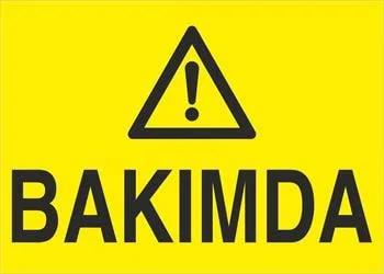 Bakımda Levhası