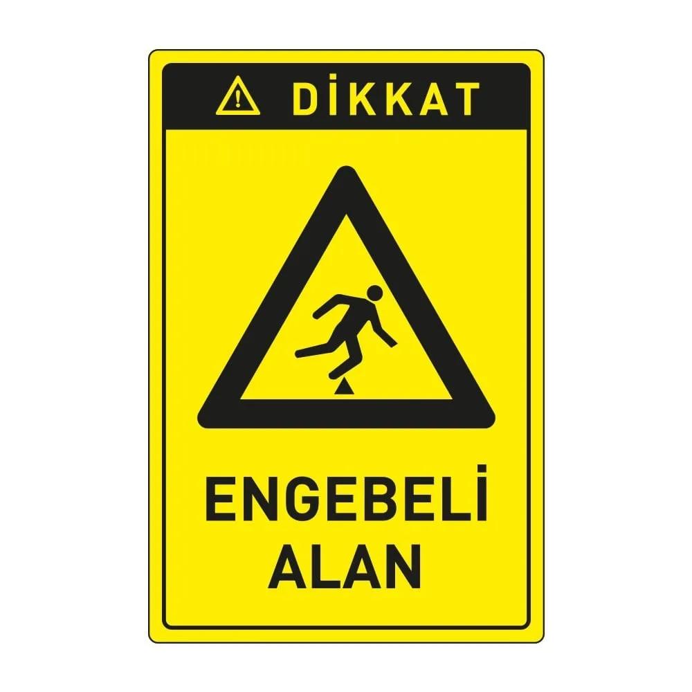 Dikkat Engebeli Arazi Levhası