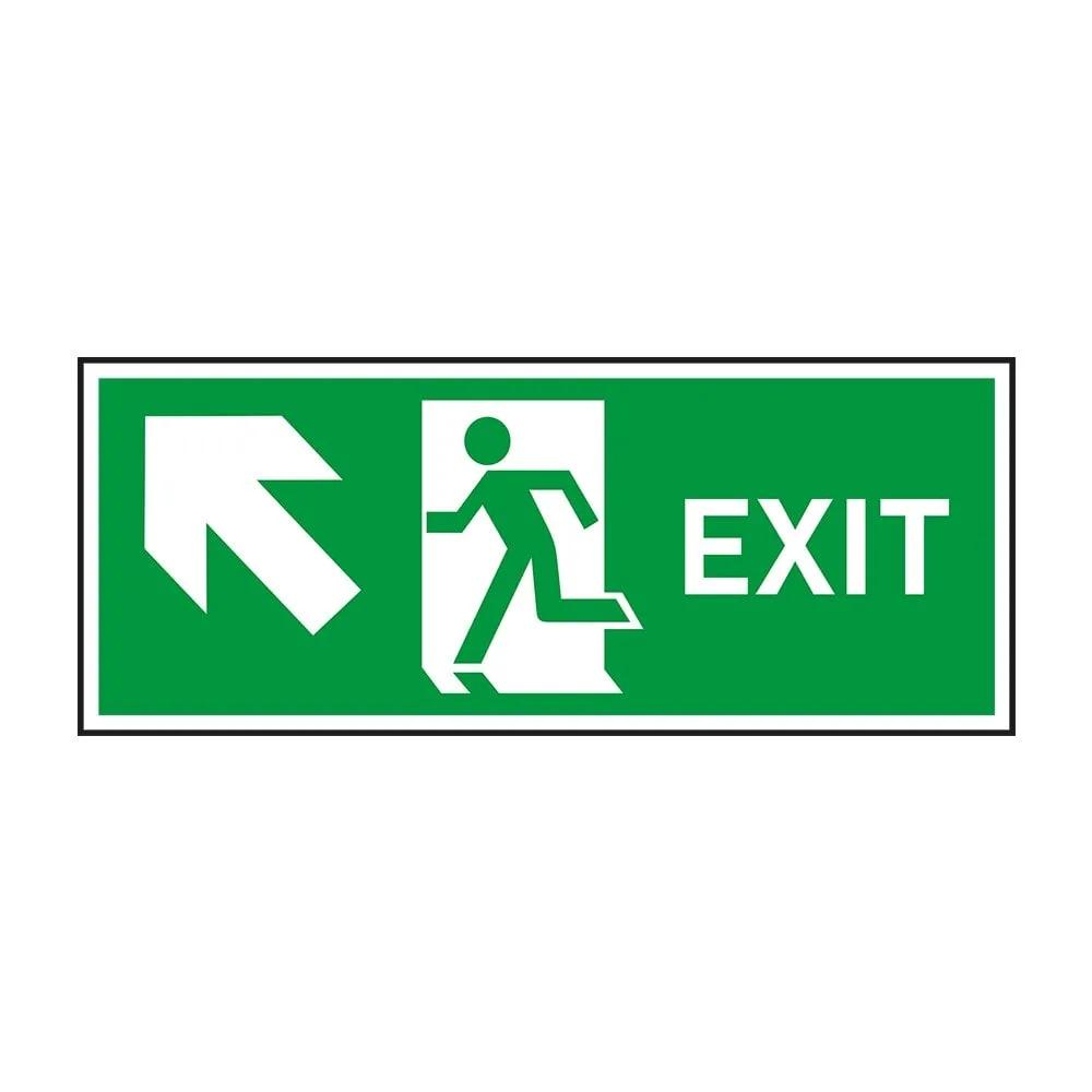 Exit Sol Yukarı Ok Fotolümenli
