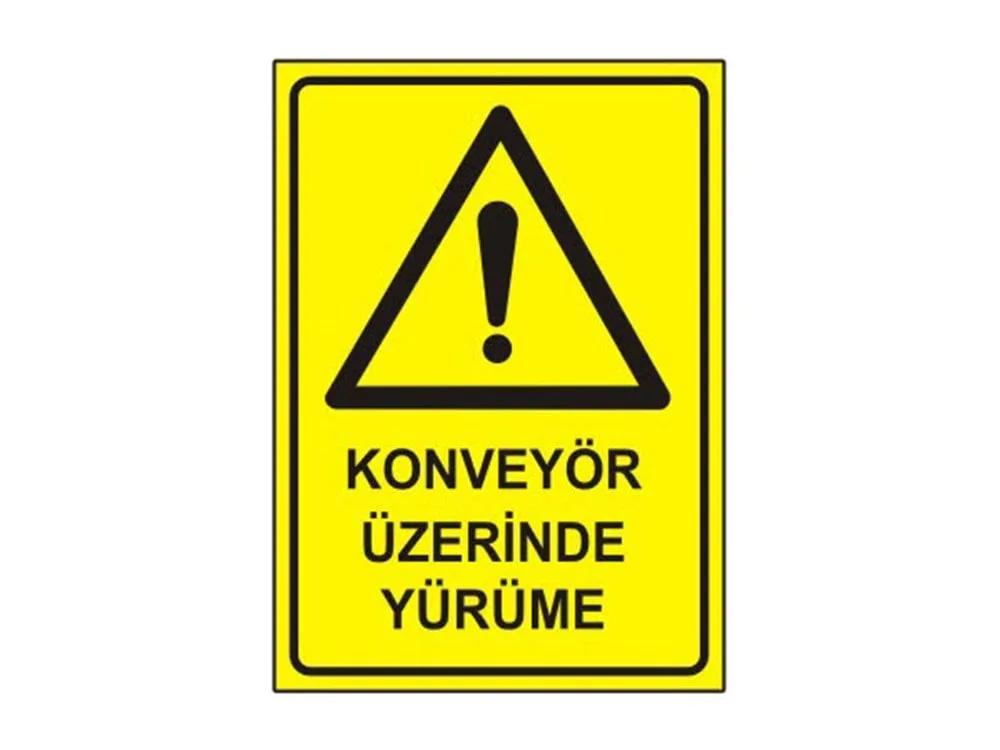 Konveyör Üzerinde Yürüme Levhası
