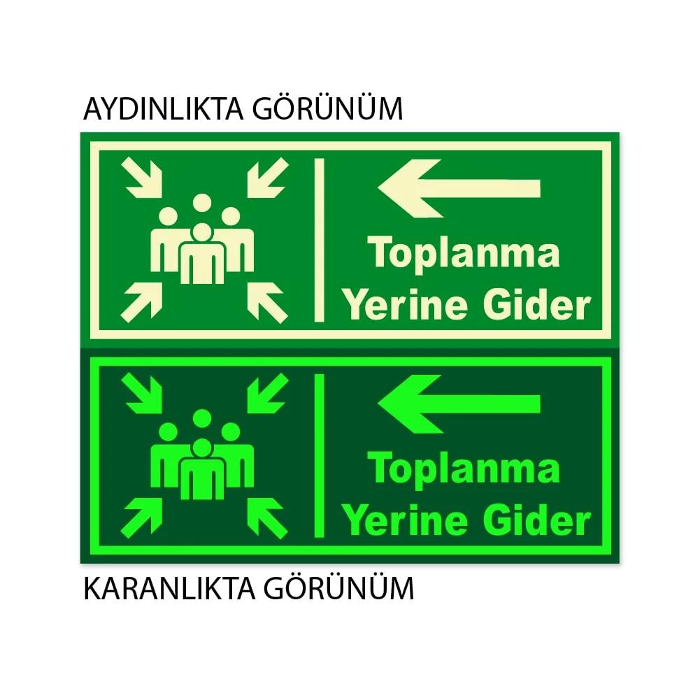 Lümen Folyolu Toplanma Yerine Gider Sol Ok