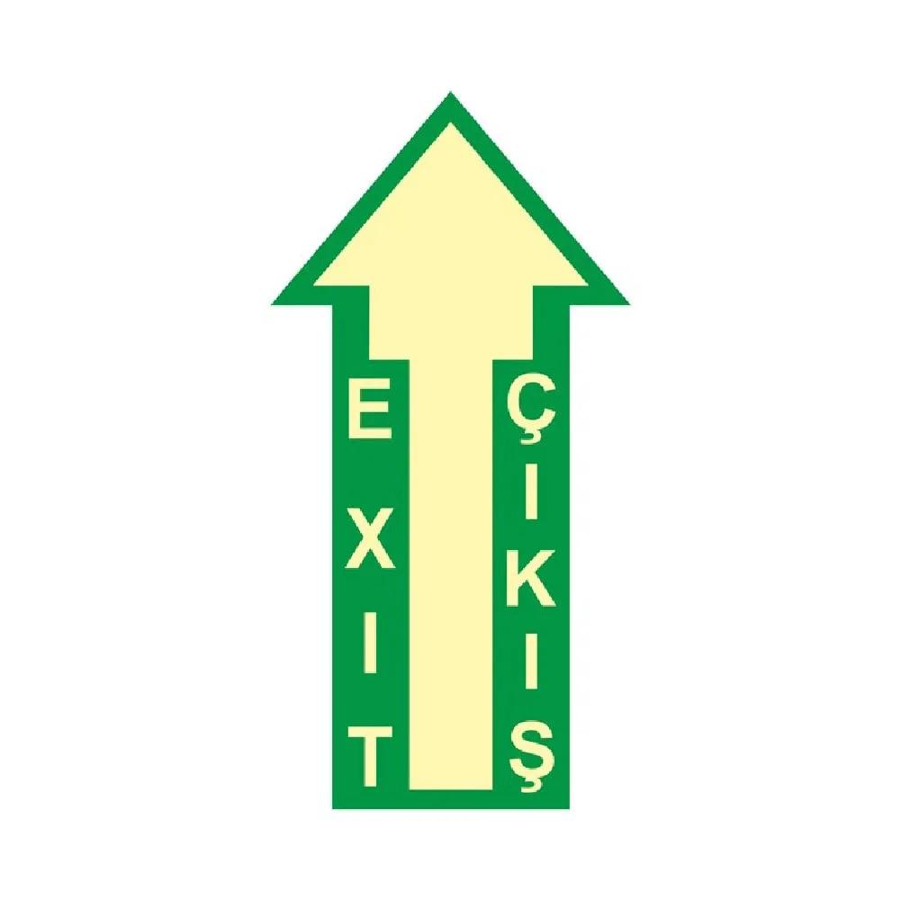 Lümen Folyolu Yer Acil Çıkış Stickerı