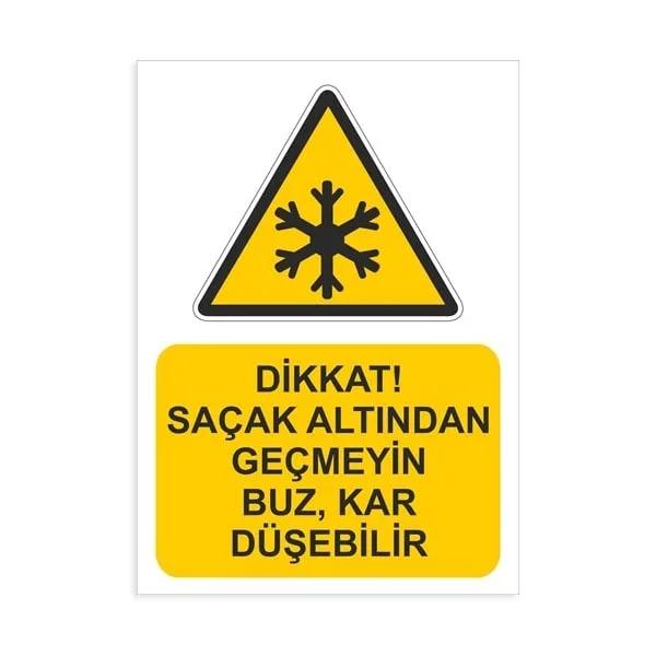 Saçak Altından Geçmeyin Buz, Kar Düşebilir