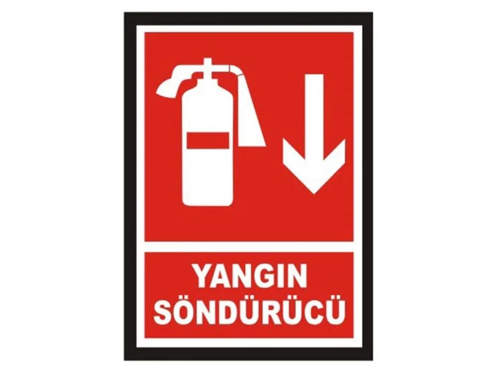 Aşağı Yön - Yangın Söndürücü Fotolümenli