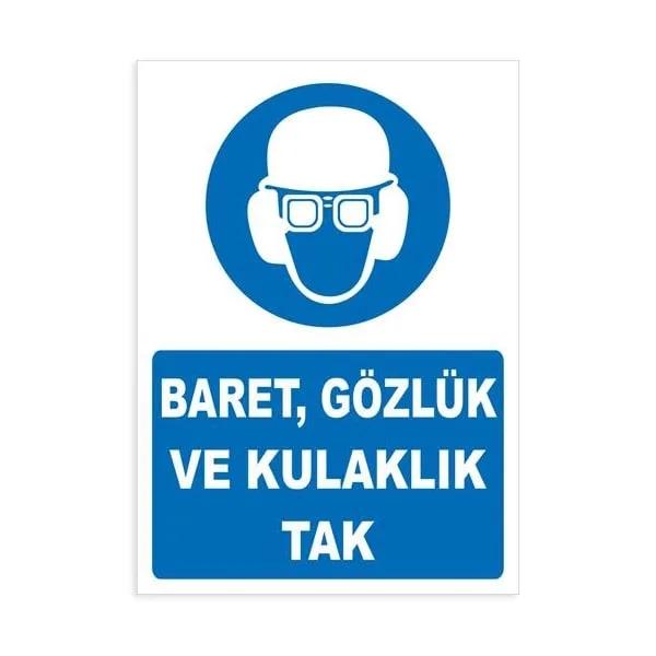 Baret Gözlük ve Kulaklık Tak