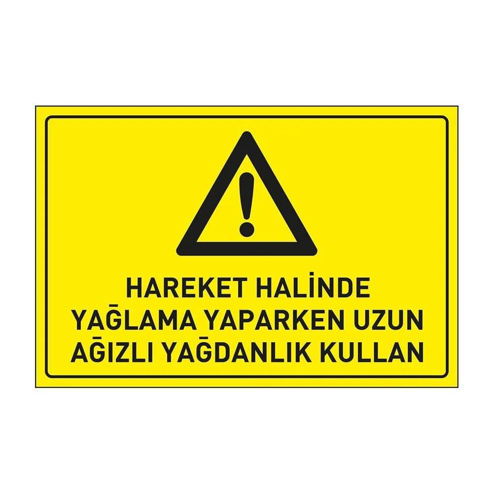 Hareket Halinde Yağlama Yaparken Uzun Ağızlı Yağdanlık Kullan Levhası
