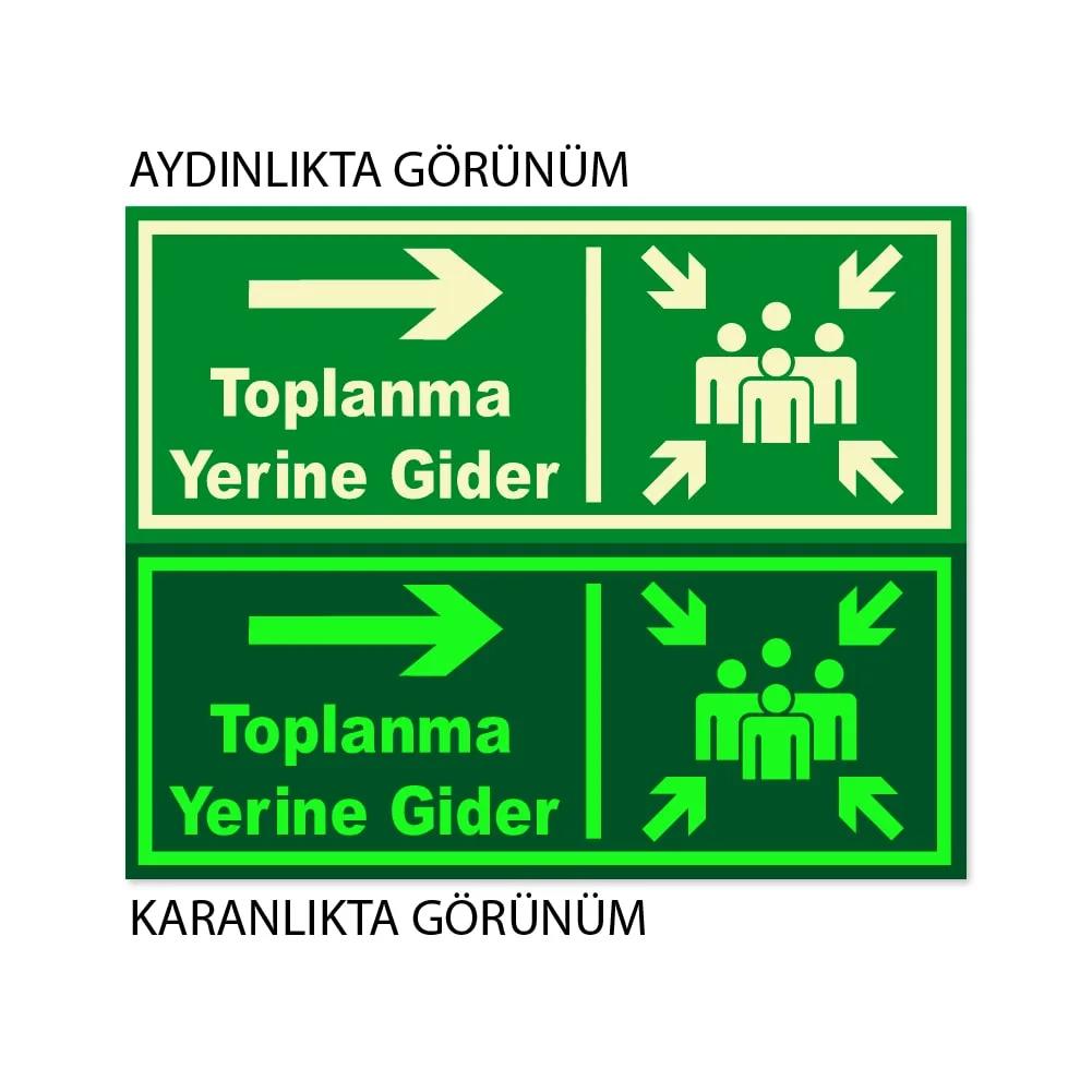 Lümen Folyolu Toplanma Yerine Gider Sağ Ok
