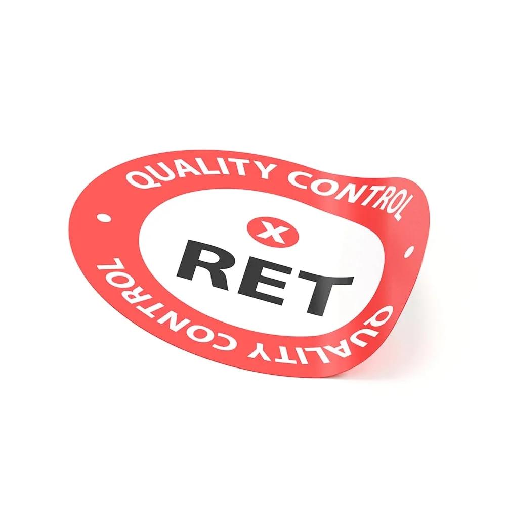 Quality Control Sticker Ret, Qc Labels
