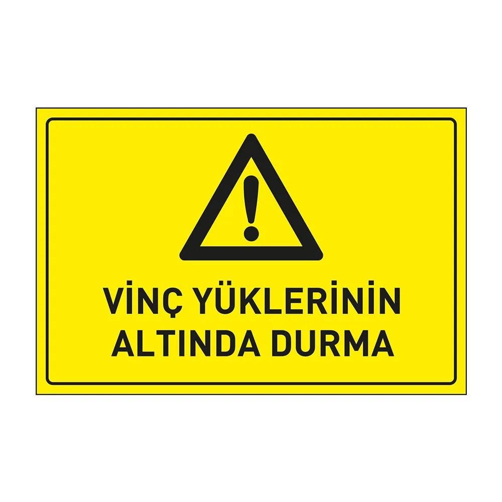 Vinç Yüklerinin Altında Durma Levhası 35x50 Dekota